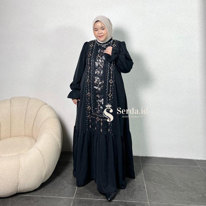 SERDA - Suhita Dress I Gamis Bruklat Premium By Serda.Id