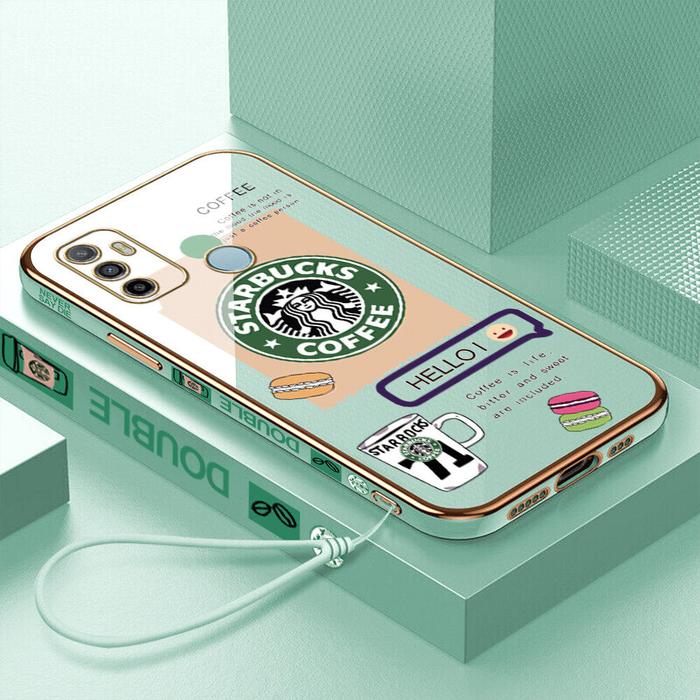 Hontinga Casing Ponsel untuk OPPO A53 2020 A33 2020, Casing Karet