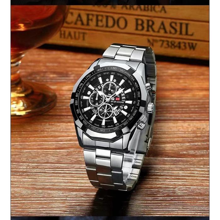 Jam Tangan Pria VAVA VOOM 2383 Stainless Steel Anti Air Original
