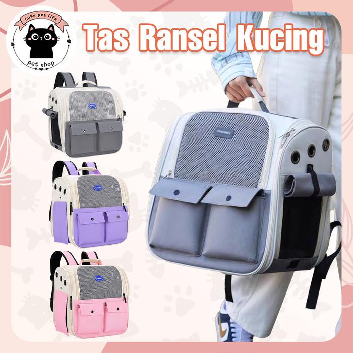 Tas Kucing Pet Cargo Pet Travel Bag Tas Ransel Hewan Cat Bag Pet Bag