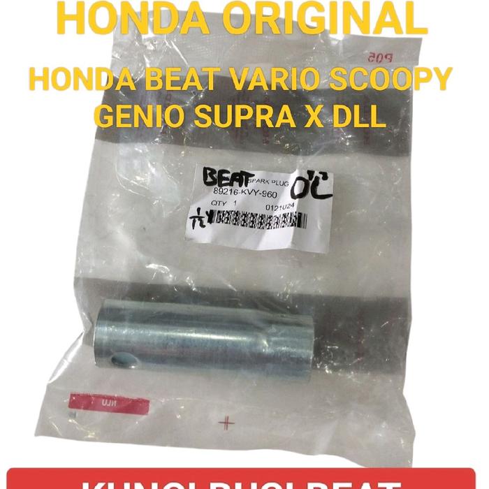 KUNCI BUSI HONDA BEAT VARIO SCOOPY GENIO SUPRA X DLL HONDA ORIGINAL PART 89216 KVY 960 Motorcycle