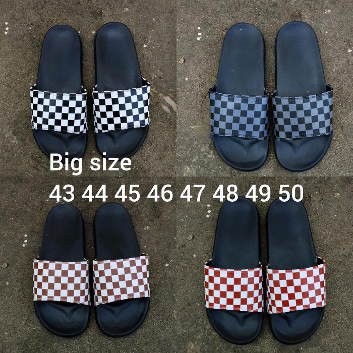 BISA BAYAR COD SANDAL PRIA JUMBO , SANDAL UKURAN BESAR , SANDAL 45 , SANDAL PRIA 46 , sandal slop sl