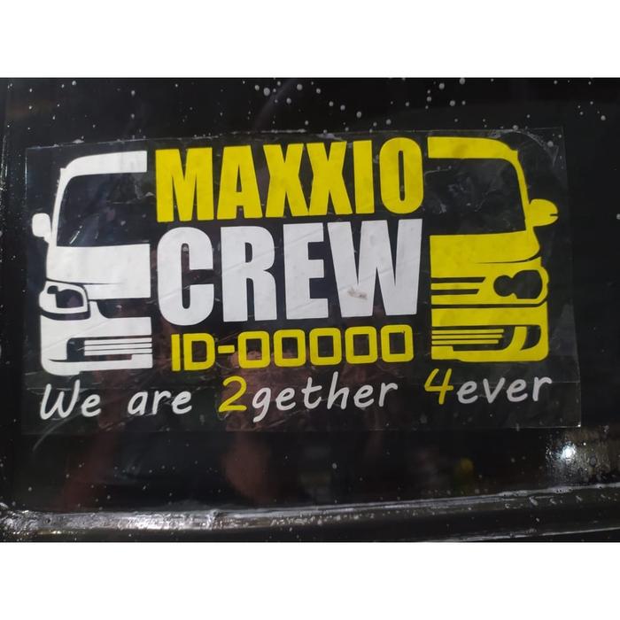 cutting sticker stiker maxxio granmax luxio crew