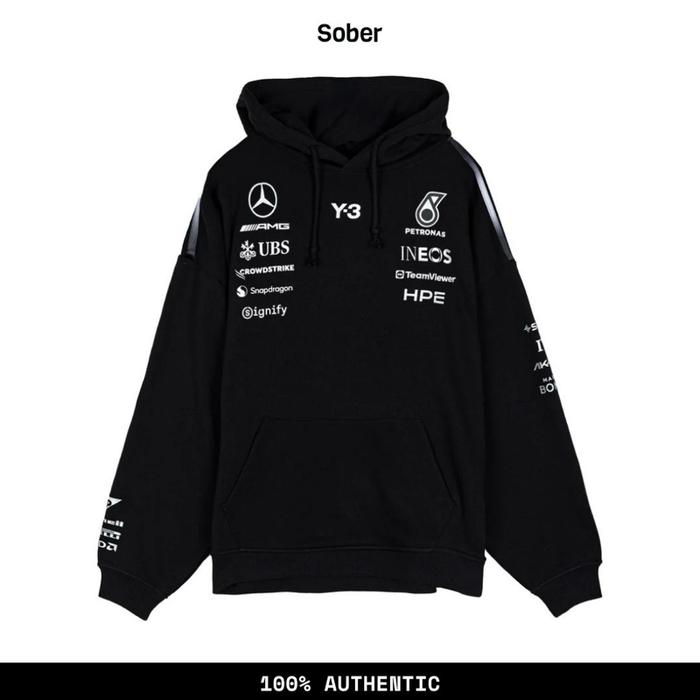 adidas Y-3 Mercedes AMG Petronas F1 Team Hoodie Black