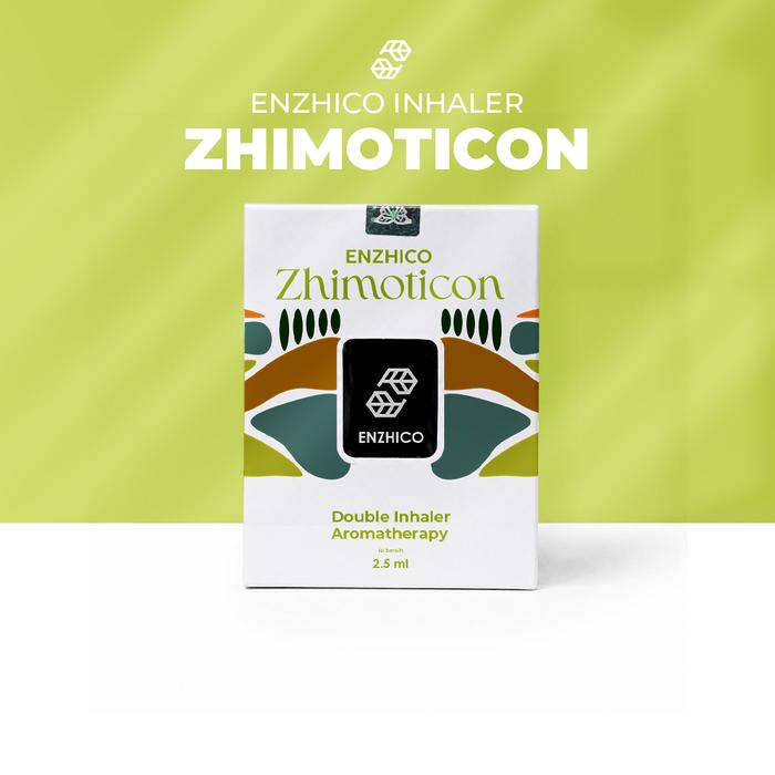 ENZHICO ZHIMOTICON Inhaler Aromaterapi Herbal Mentha Piperita Oil Dan Menthol Crystal Dingin Menyega