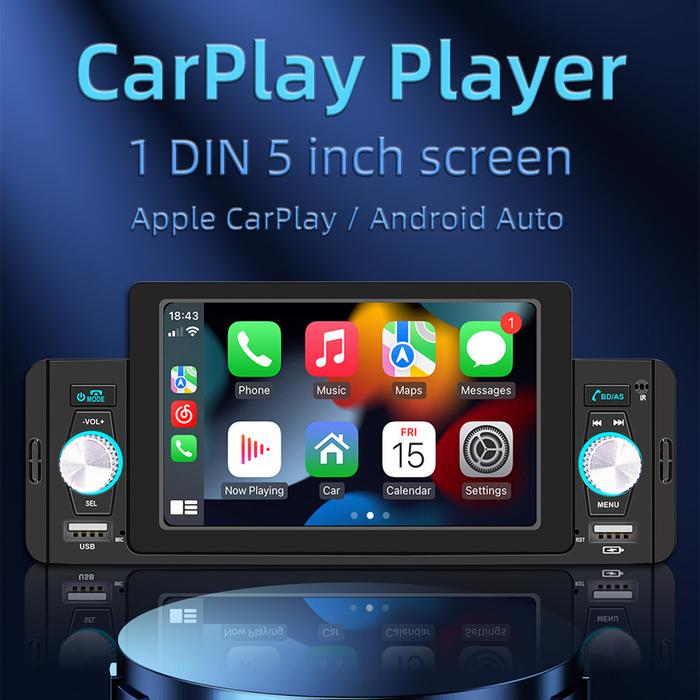 1 Din Car Radio Stereo FM Audio Stereo MP5 Player