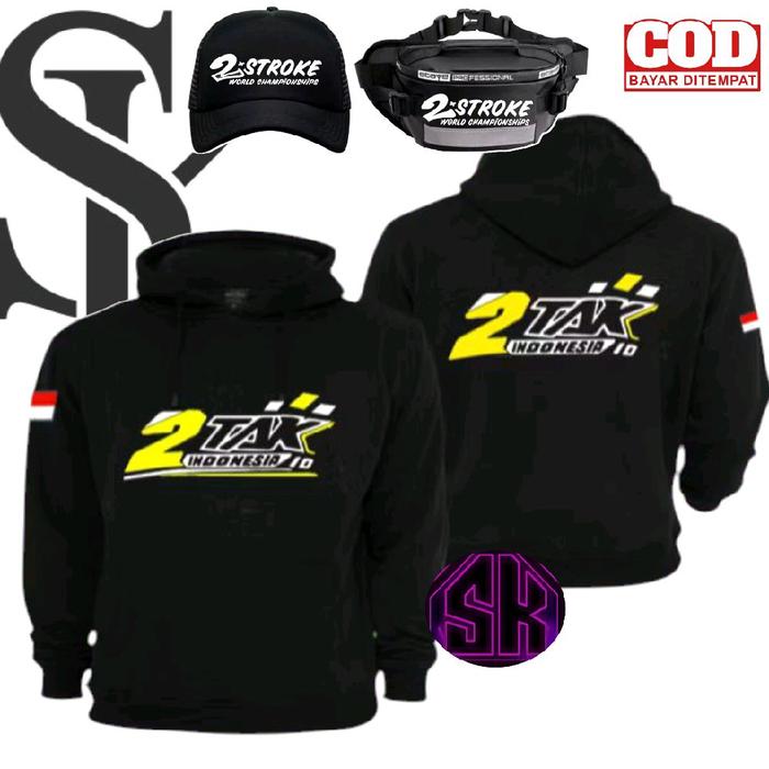 HOODIE 2TAK HOODIE 2STROKE JAKET RACING 2TAK SWEATER 2STROKE JAKET HOODIE 2STROKE HOODIE MOTOR 2TAK 