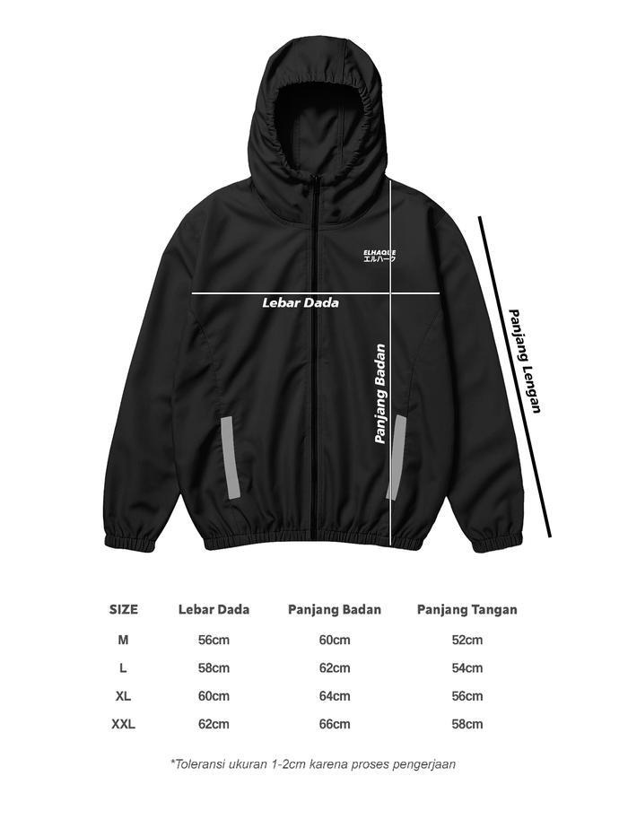 Exclusive Sale Elhaque - Jaket Parasut Running Windbreakers Tracksuite Pria Wanita Pasti Ori