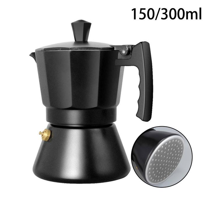 Aluminum Moka Espresso Coffee Pot Mocha Coffee Maker 150/300ML