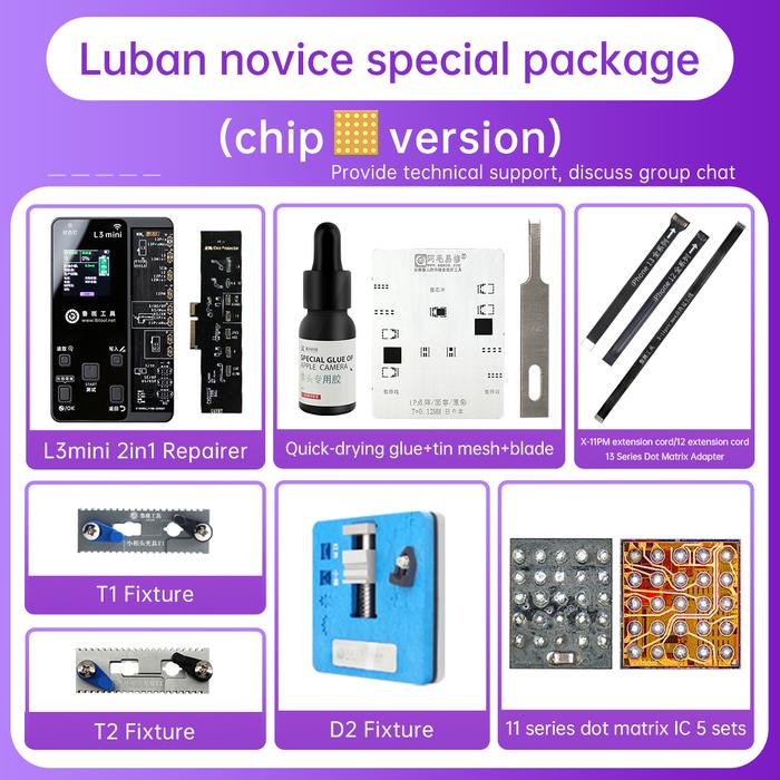 Luban IFace L3 Mini Dot Matrix IC Flex Cable for IPhone X XR XS MAX