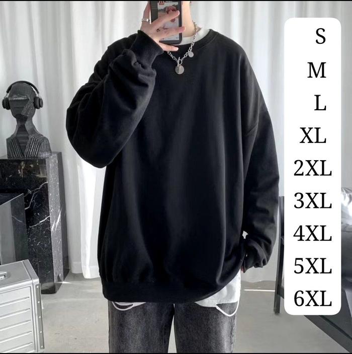 SWEATER POLOS Sweater Basic Polos Size S-XXXXXXL (6XL) (Wanita & Pria) SWEATER JUMBO