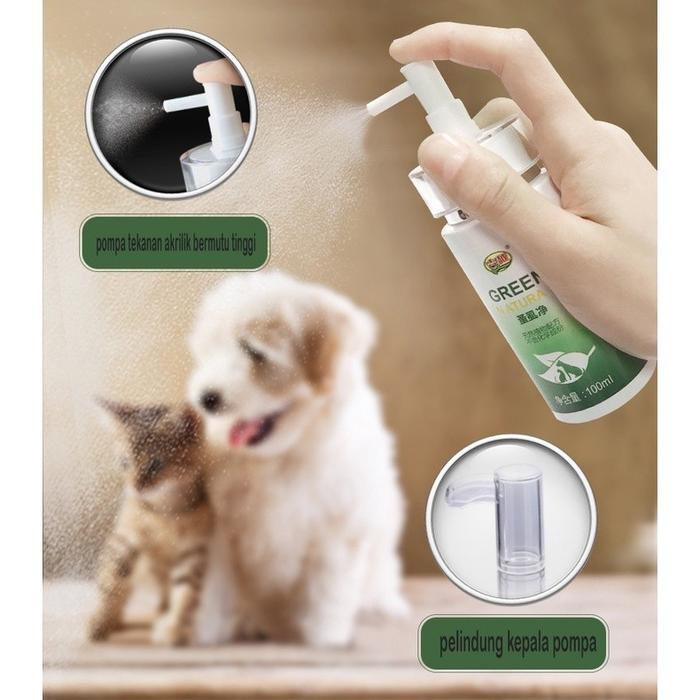 Pembasmi Kutu Anjing Kucing Pet Pembasmi Serangga, Tungau, Kutu, Kecoa, Semut 100ml