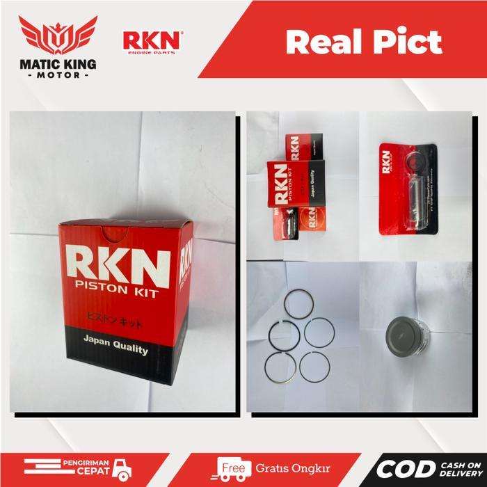 RKN PISTON SEHER KIT MIO SMILE SPORTY SOUL FINO NOUVO KARBU KARBURATOR CARBU 5TL OVERSIZE STD 25 / 5