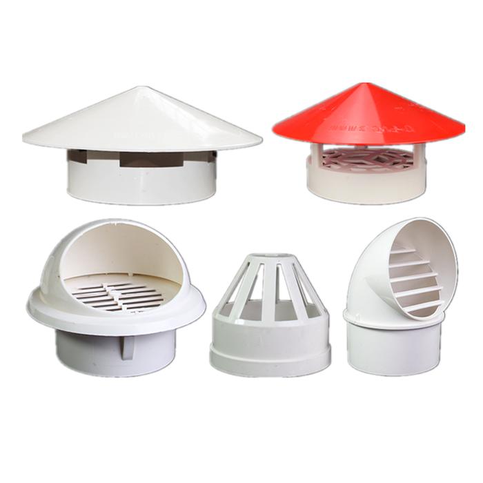 PVC roof air vent grille round ducting ventilation cover Weather