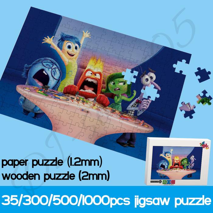Disney 3D Animated Movie Jigsaw Puzzles for Kids Inside Out