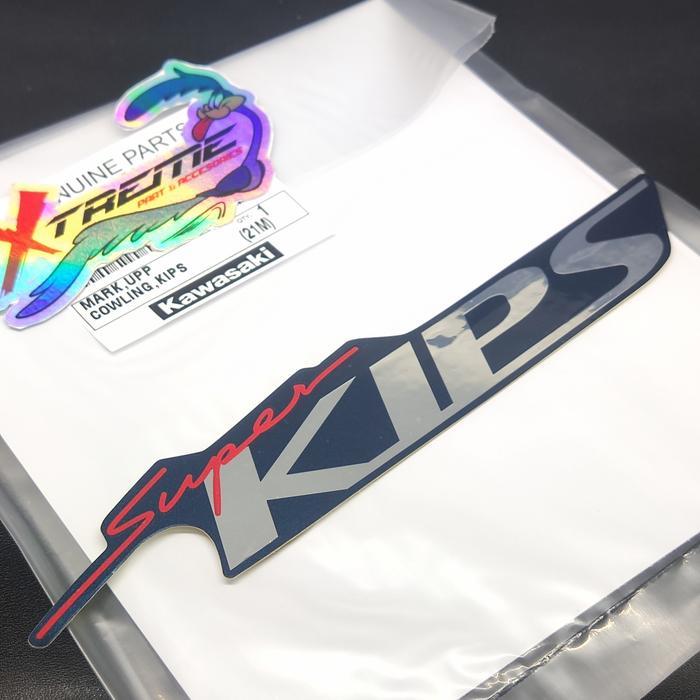 Striping Stiker Super Kips Ninja RR Old Biru Navy Kawasaki [NTS]