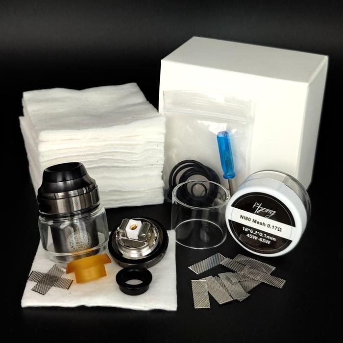 Hongxingjia For Zeus X Mesh RTA Atomizer 3.5ml 4.5ml Glass Vape