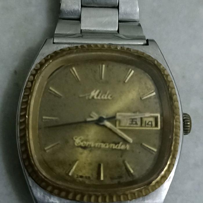 jam tangan mido vintage kotak otomatis