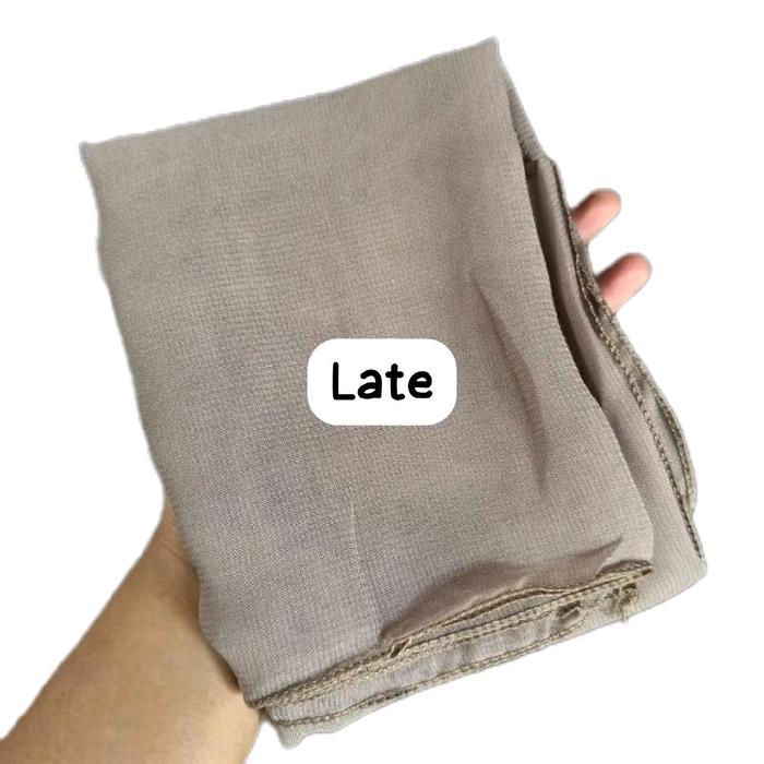 Hijab Segiempat Bella Square latte hijab latte segiempat latte bella square latte bella square warna