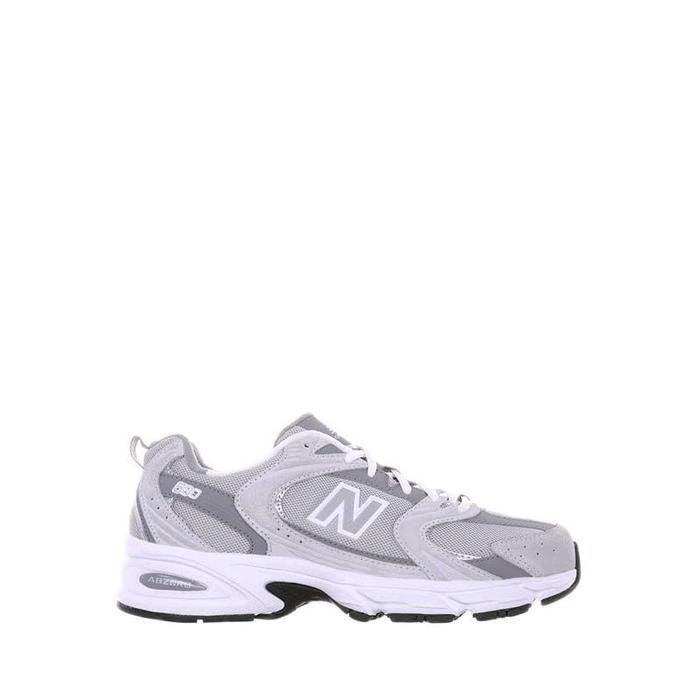 NB 530 white silver navy indigo