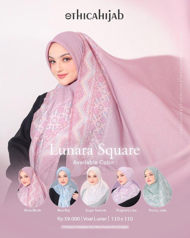 Kerudung / Hijab Ethica Voal Motif Lunara