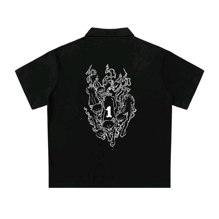 Kemeja Coyote Starrk Primera Espada Bleach Los Lobos - Kemeja Pria Lengan Pendek Vintage Anime