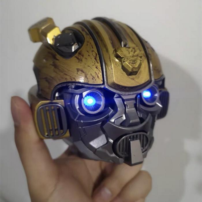 Bumblebee Iron Man Helmet Mini Wireless Bluetooth Speaker 4D Stereo