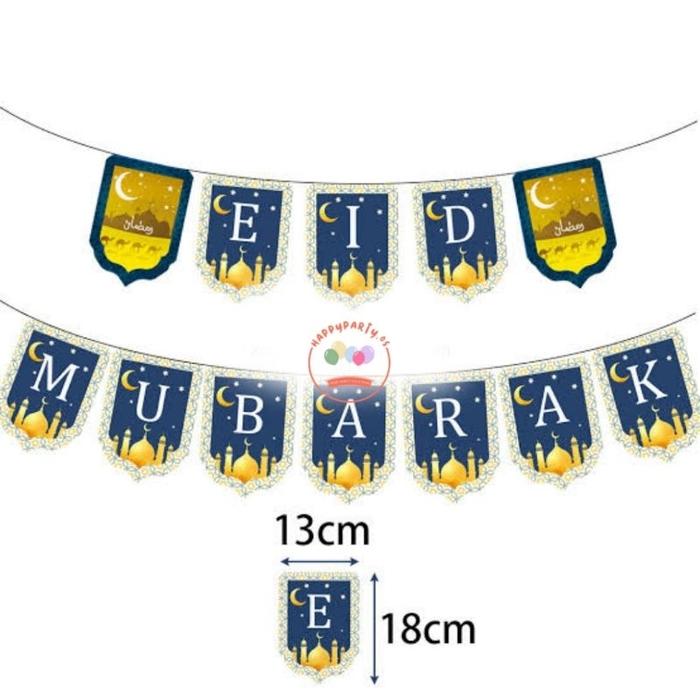 Safitiri Banner Idul Fitri Eid Mubarak / Banner Ramadan Mubarak
