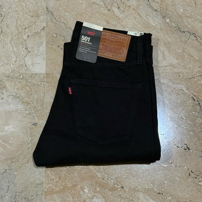 Celana Jeans Pria 501-0165 Reguler Fit Hitam - Celana Jeans Branded - 100% Original