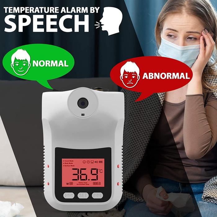 K3 Pro Infrared Thermometer Wall-Mounted Non Contact Digital