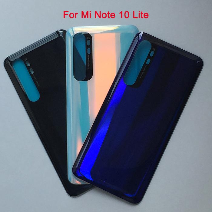 Battery Back Cover For Xiaomi Mi Note 10 Lite Mi Note10 Rear Glass 3D