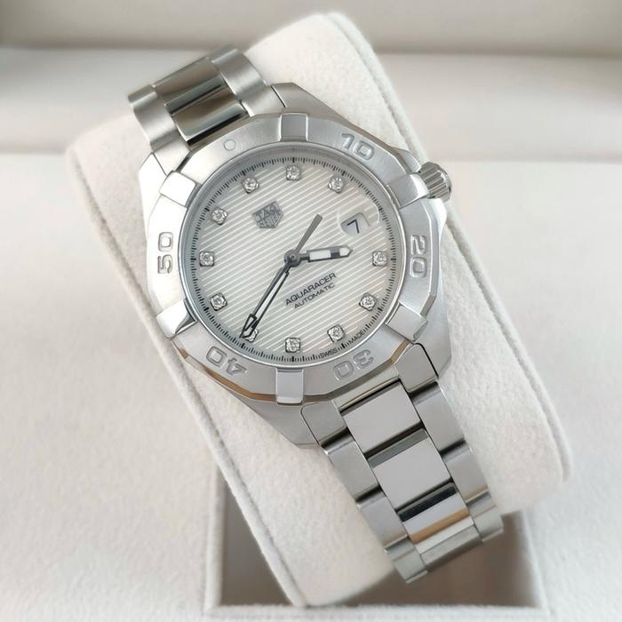 TAGHEUER AQUAR4CER LADIES DIAMOND WBD2313 ORIGINAL AUTOMATIC