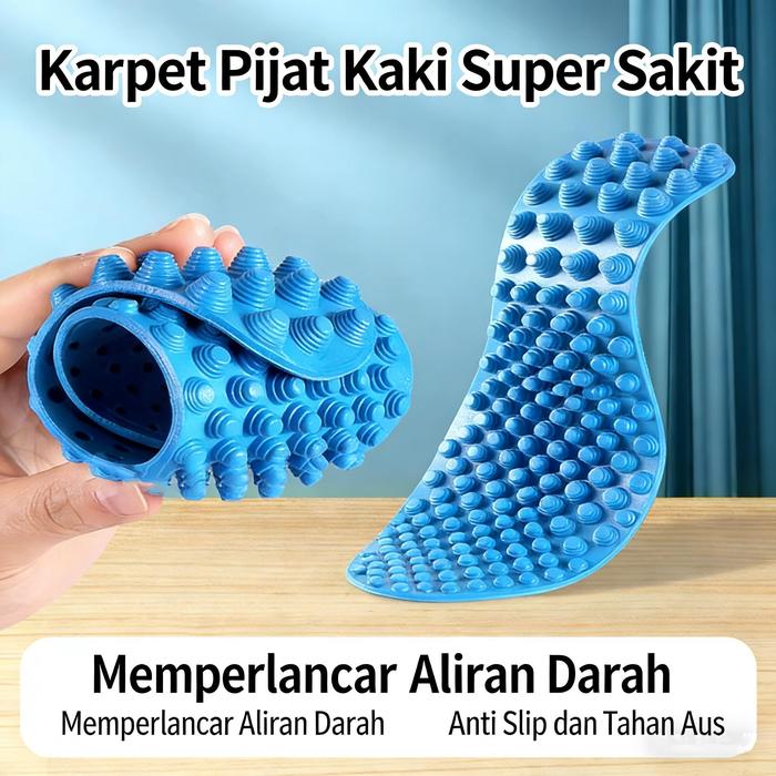 Sandal Rematik Terapi Pijat Akupuntur Kaki Kesehatan Pria Wanita Sol Sepatu Pijat Magnetik Terapi Ke