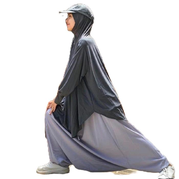 Rok sirwal akhwat dewasa panjang bahan spandek rayon tebal Bawahan Muslim Wanita