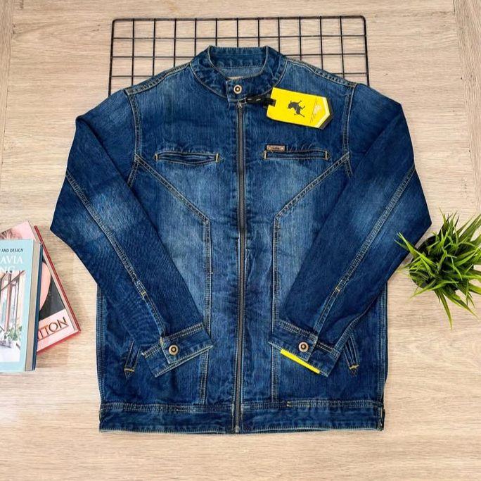 MJT018 Jaket jeans denim pria LOIS original murah terbaru L. 3second emba cardinal/ jaket diskon/ ja