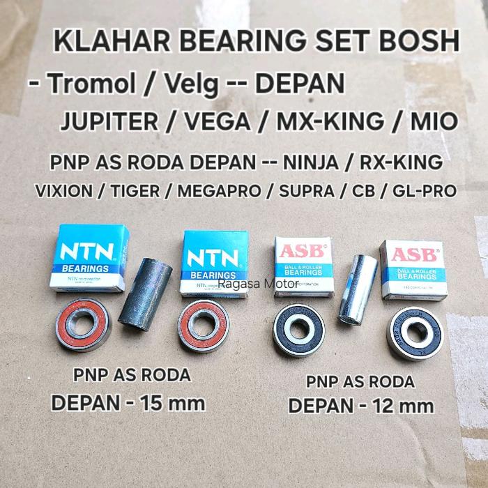 Bearing Klahar Laher Tromol Depan Velg Depan JUPITER VEGA RX-KING MIO Pnp As Roda 12 mm PNP As roda