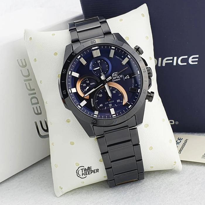 Casio EDIFICE EFR-571DC-2AVUDF Jam Tangan Pria Analog Stainless Black EFR-571DC-2A EFR 571DC 2AVUDF