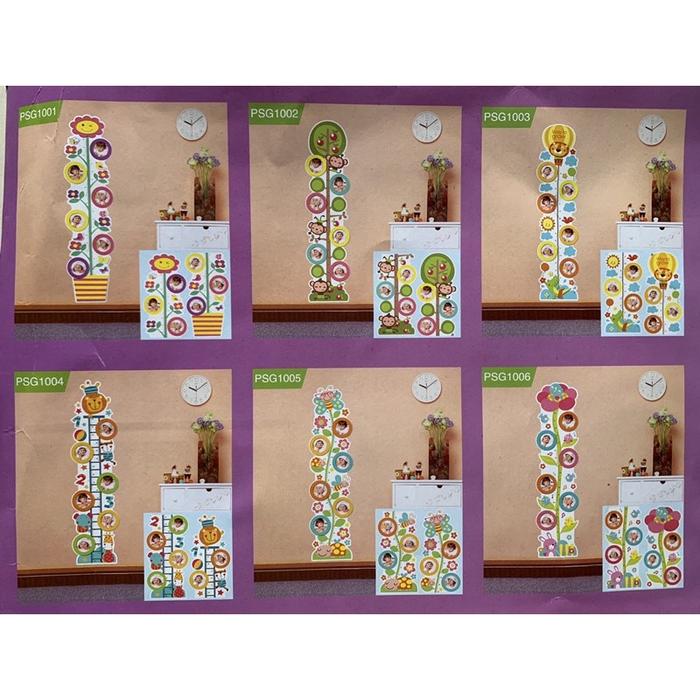 Sticker Stiker Dinding 3D Pengukur Tinggi Badan Anak; Sticker Dinding Anak 2 Dimensi
