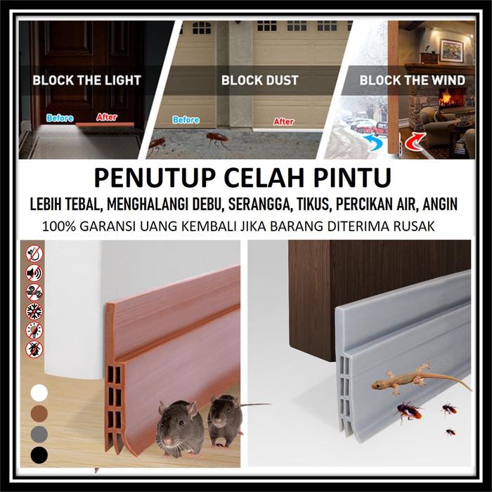 [PROMO COD] Seal Penutup Celah Bawah Pintu Door Bottom Anti Debu Kecoak Kecoa Serangga Semut lis baw