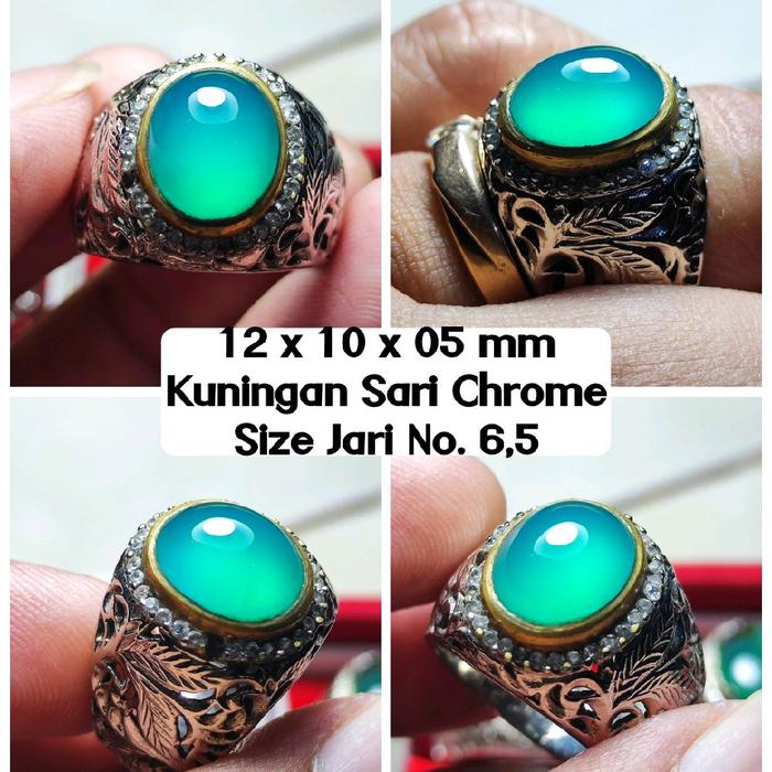 CINCIN Batu BACAN DOKO MAJIKO KRISTAL SUPER HQ SEWARNA SEJIWA TOP Giwang Ring Mutiara