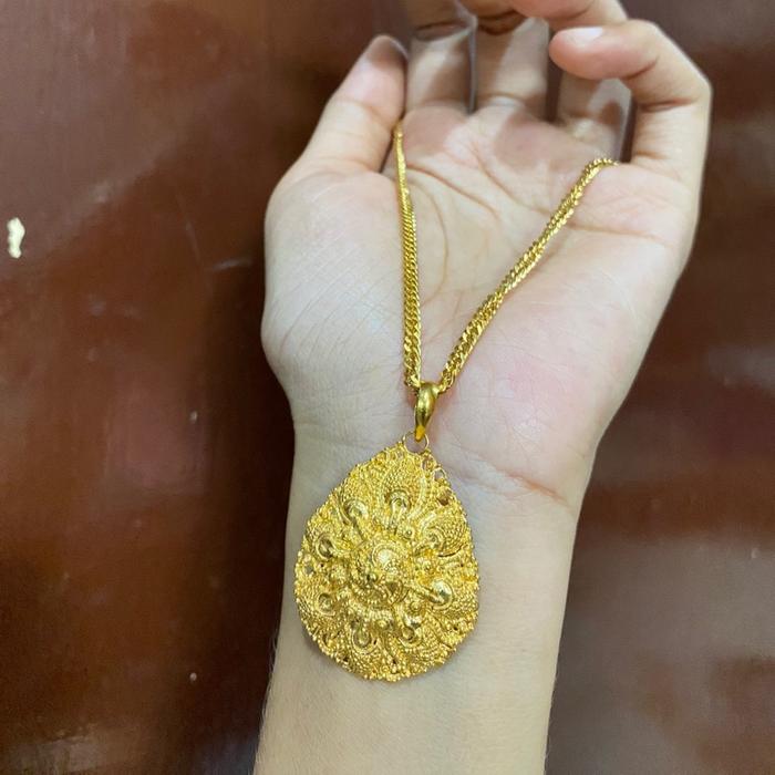 KALUNG LIONTIN LABU UKIR BALI