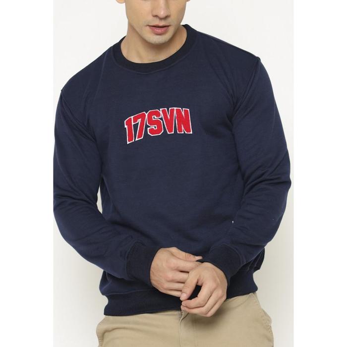 R✔KE 17SEVEN SWEATER 0065-BORDER-NAVY W✓6Q