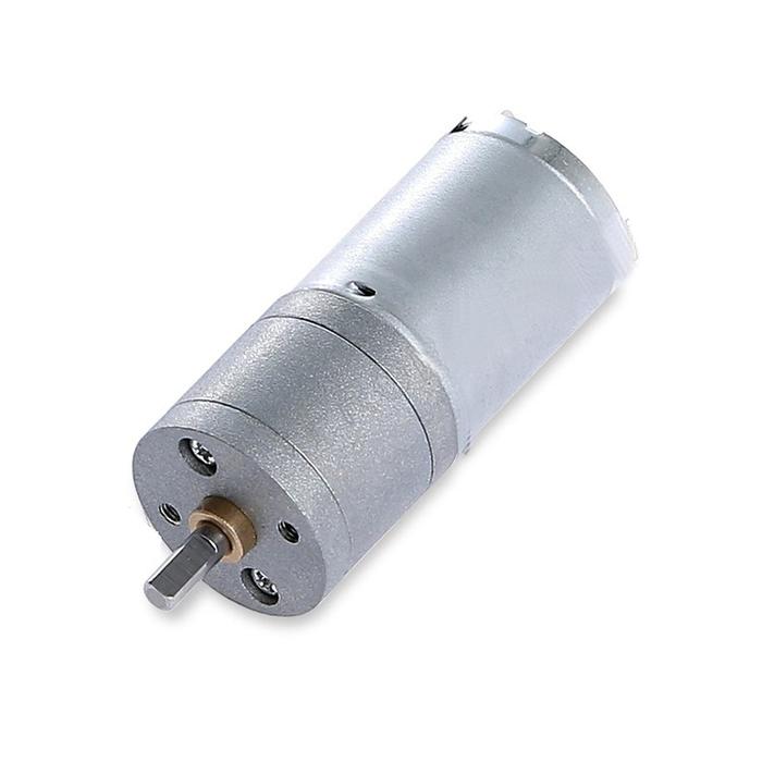 JGA25-370 DC Motor Listrik Logam Beroda Torsi Tinggi 3-12V untuk RC