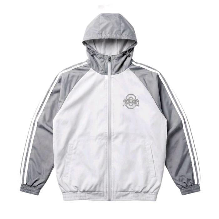 ImpalaStore jaket  Reglan Outdoor Jacket Pria Wanita - LINEA ABU-PUTIH, M