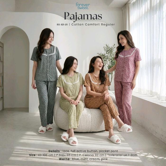 FOREVER Sweet Concept Oneset CP Celana Panjang Reguler Fit Size