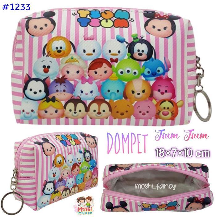 Dompet Tsum Tsum / Dompet Koin Tsum Tsum / Dompet Seleting / Dompet kosmetik