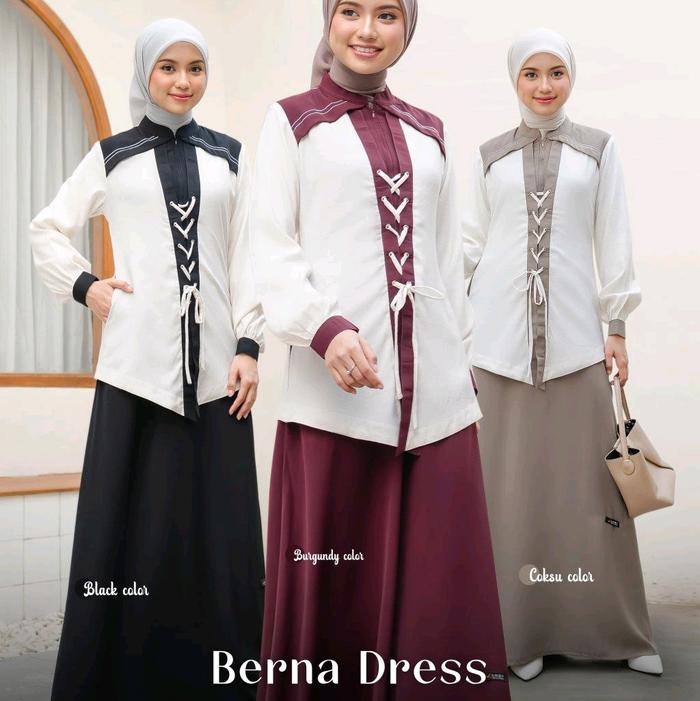Gamis New Berna Dress By Lubi