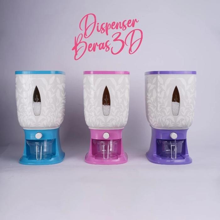 DB DISPENSER BERAS TEMPAT PENYIMPANAN BERAS 10KG 10 KG KILI KILOGRAB