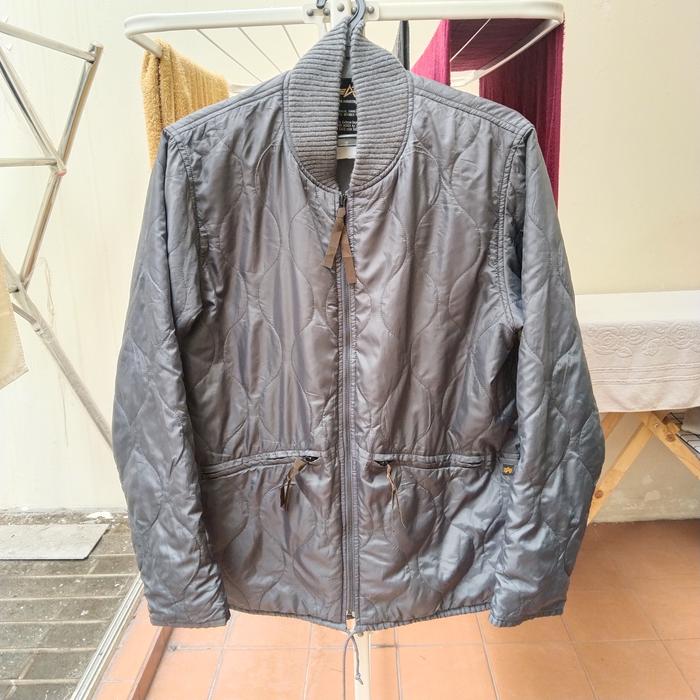(NEGO) Jaket Alpha Industries Jacket Gray NOT Spiewak & Sons Schott Uniqlo Levis Avirex Aspesi Sukaj