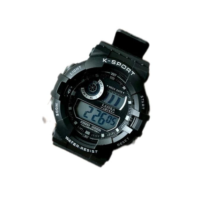 LASIKA Jam Tangan Pria Sport Water Resist L8141 Diameter 4 cm Tali Karet Rubber K-Sport Watches